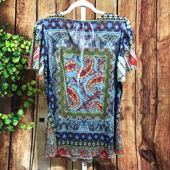 🚨(Must Bundle) Live and Let Live Studded Top Sz. XL - Picture 3 of 4